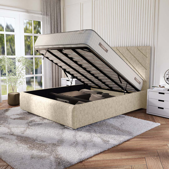 Chicago Upholstered Ottoman Bed