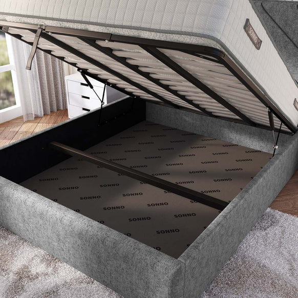 Chicago Upholstered Ottoman Bed