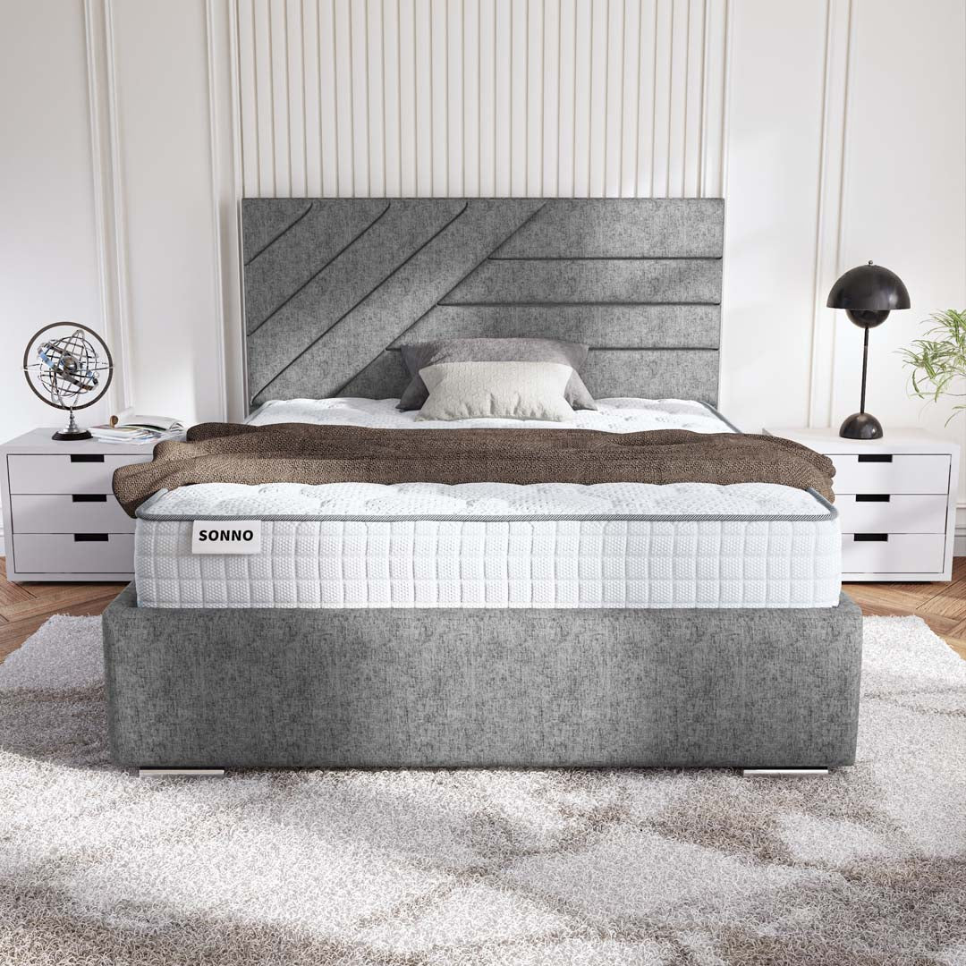 Chicago Upholstered Ottoman Bed