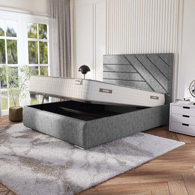 Chicago Upholstered Ottoman Bed