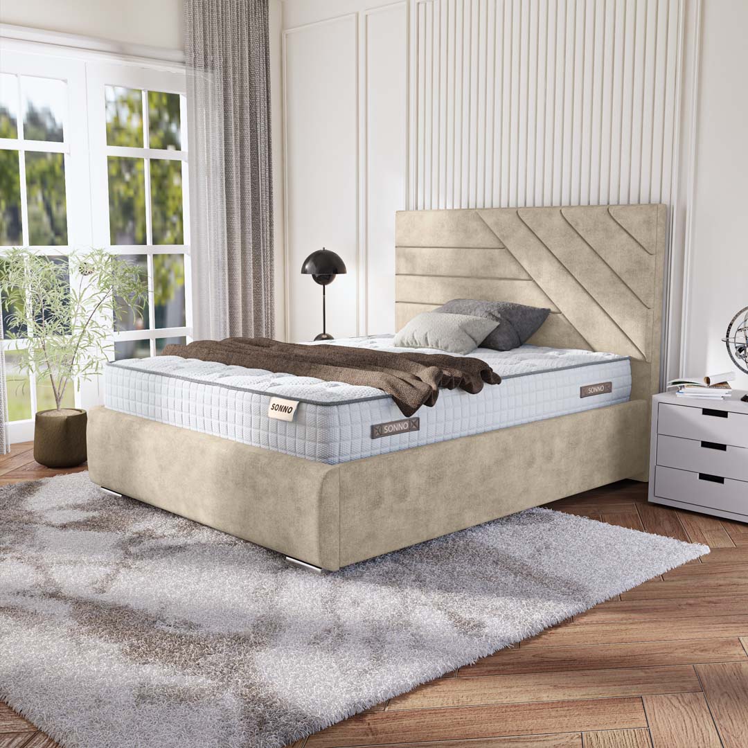 Chicago Upholstered Ottoman Bed