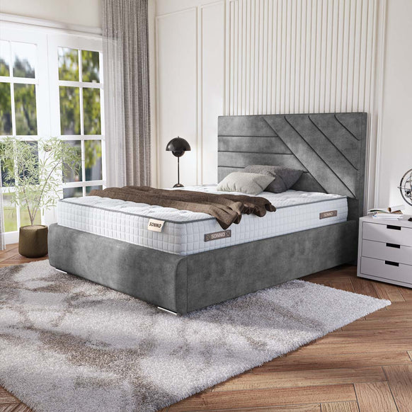 Chicago Upholstered Ottoman Bed