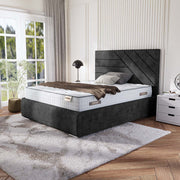 Chicago Upholstered Ottoman Bed