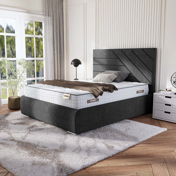Chicago Upholstered Ottoman Bed