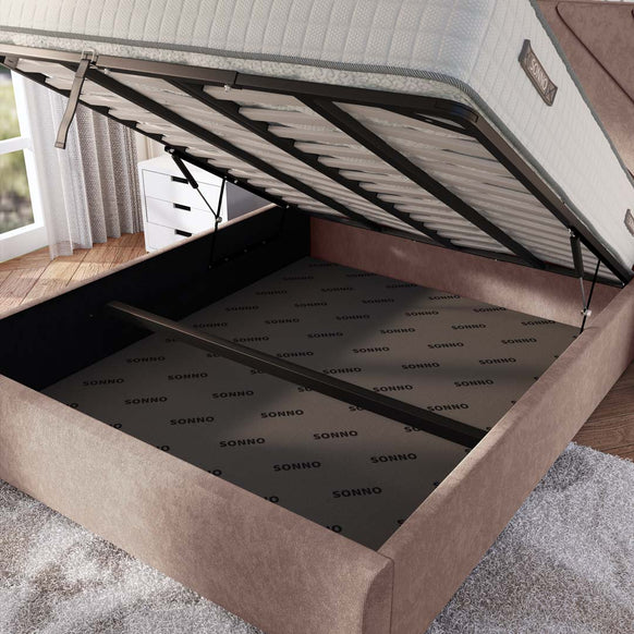 Chicago Upholstered Ottoman Bed