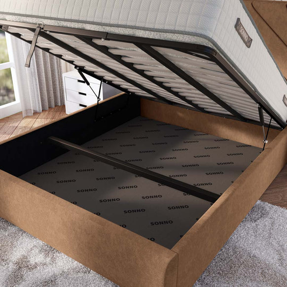 Chicago Upholstered Ottoman Bed