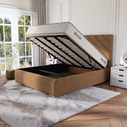 Chicago Upholstered Ottoman Bed