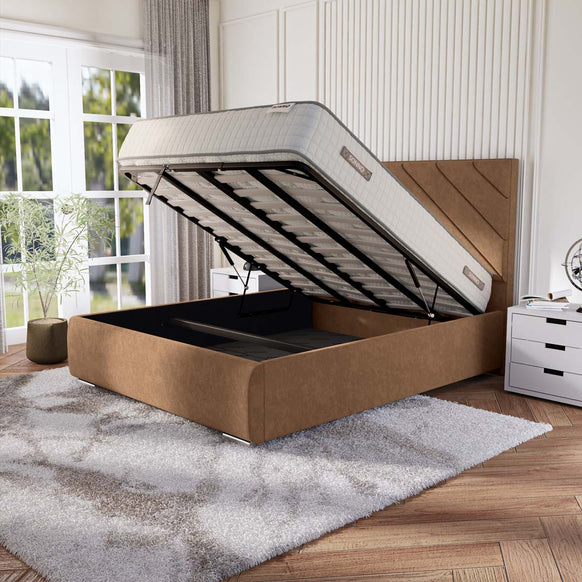 Chicago Upholstered Ottoman Bed