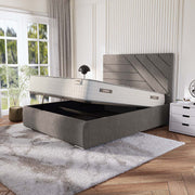 Chicago Upholstered Ottoman Bed