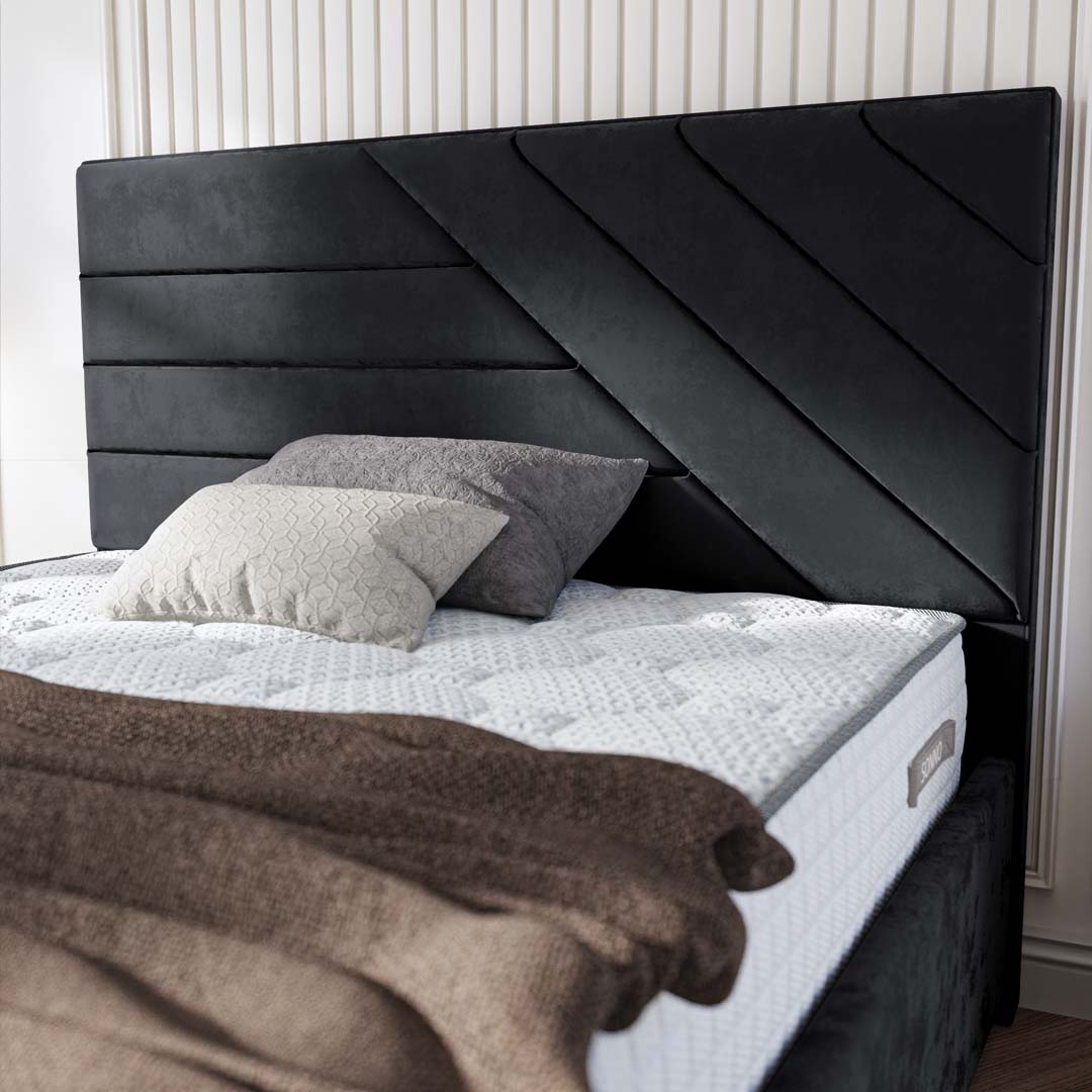 Chicago Upholstered Ottoman Bed