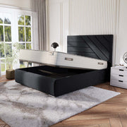 Chicago Upholstered Ottoman Bed