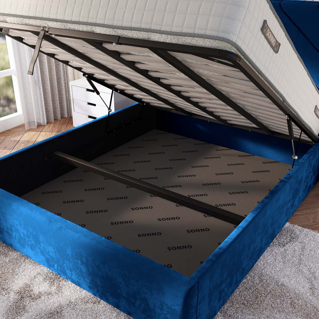 Chicago Upholstered Ottoman Bed