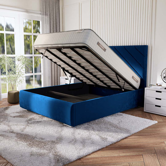 Chicago Upholstered Ottoman Bed