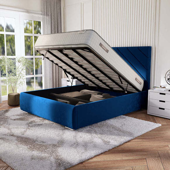Chicago Upholstered Ottoman Bed