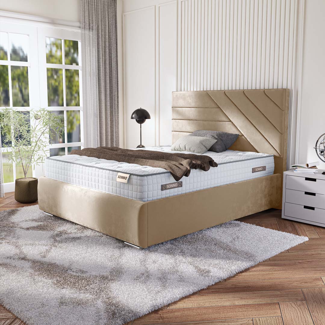 Chicago Upholstered Ottoman Bed
