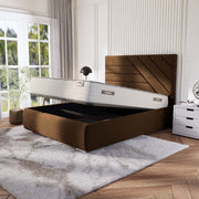 Chicago Upholstered Ottoman Bed