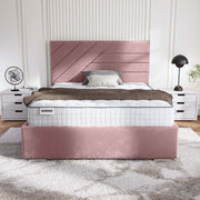 Chicago Upholstered Ottoman Bed