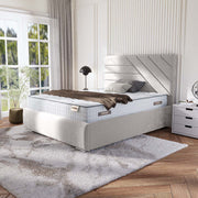 Chicago Upholstered Ottoman Bed