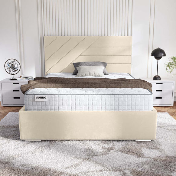 Chicago Upholstered Ottoman Bed