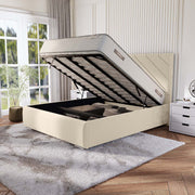 Chicago Upholstered Ottoman Bed