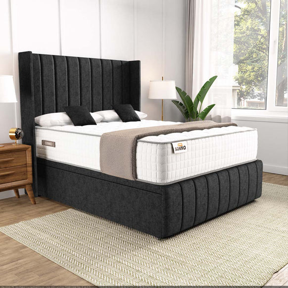 Cidra Wingback Ottoman Divan Bed