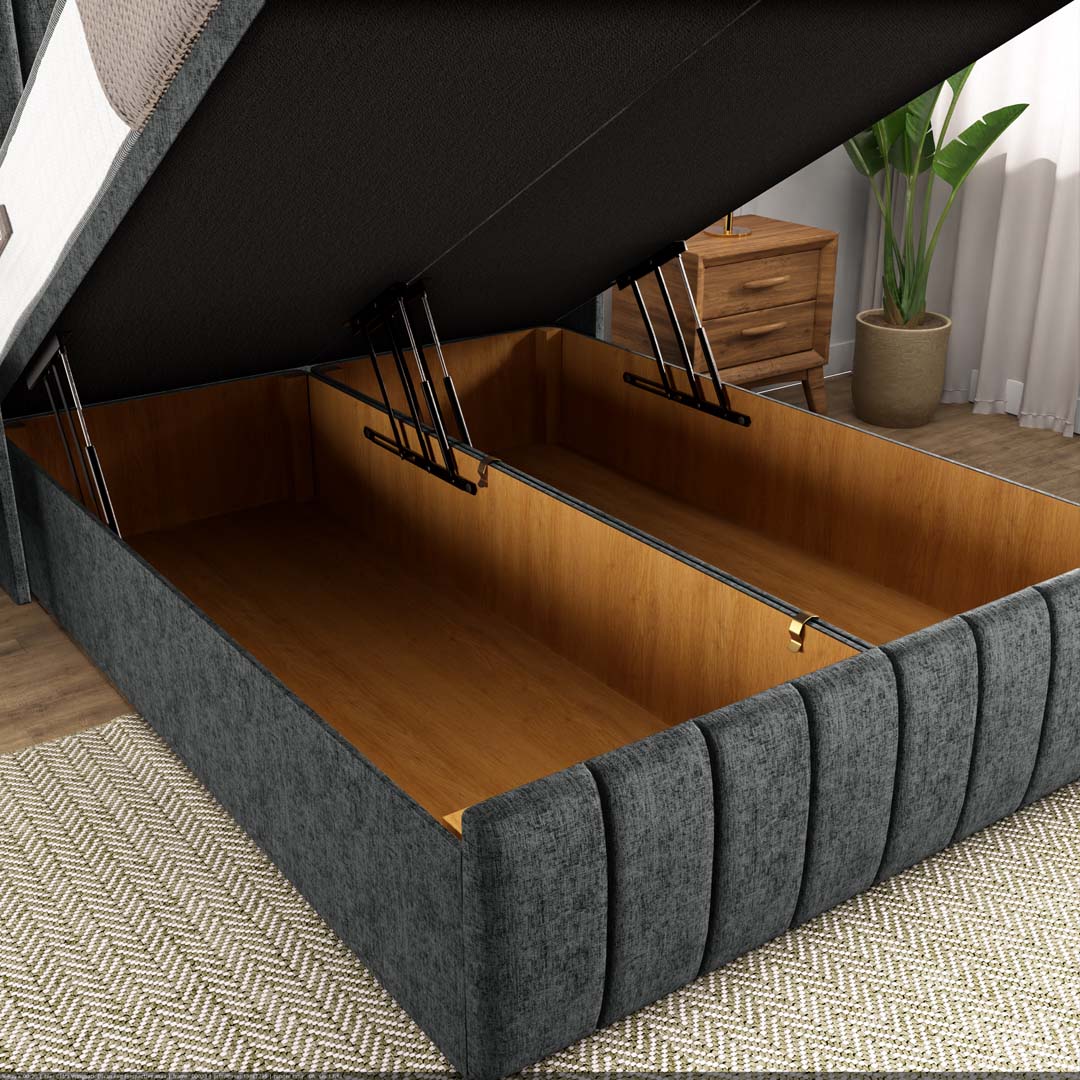 Cidra Wingback Ottoman Divan Bed