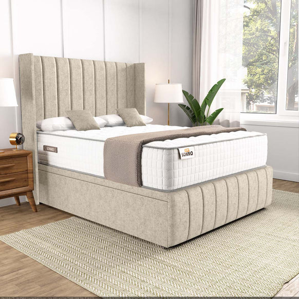 Cidra Wingback Ottoman Divan Bed