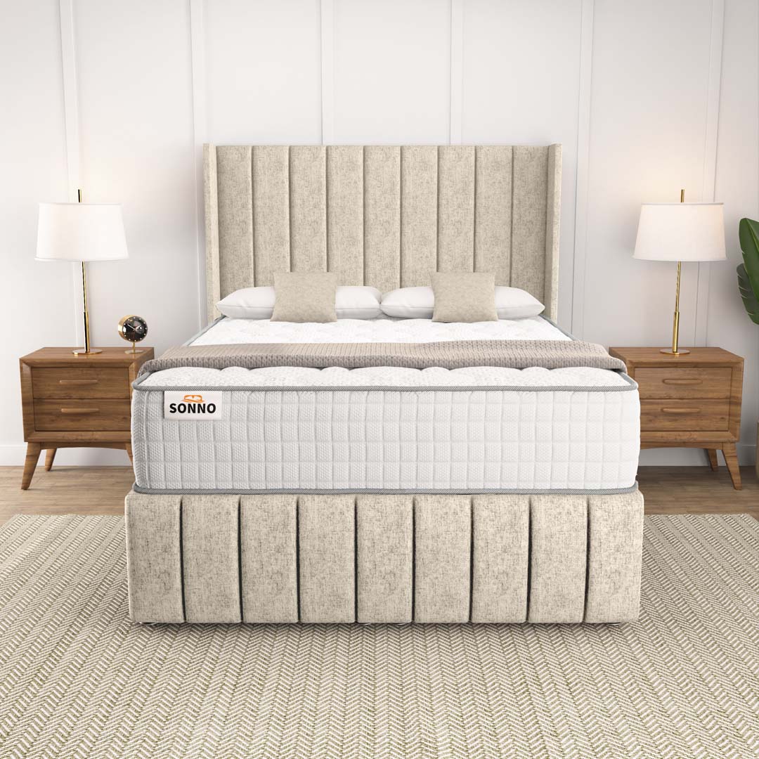 Cidra Wingback Ottoman Divan Bed