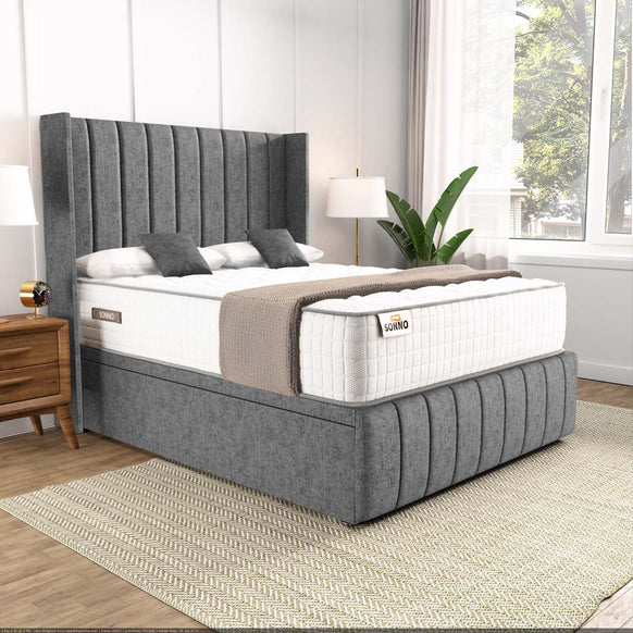 Cidra Wingback Ottoman Divan Bed
