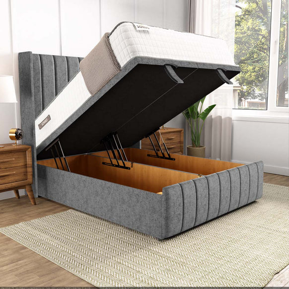Cidra Wingback Ottoman Divan Bed