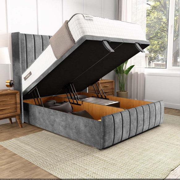 Cidra Wingback Ottoman Divan Bed