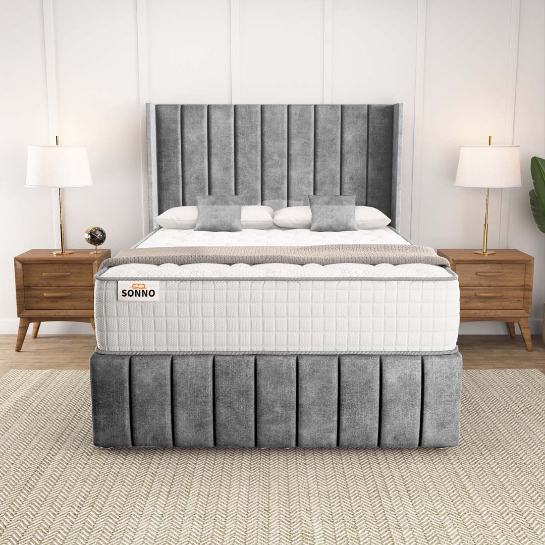 Cidra Wingback Ottoman Divan Bed