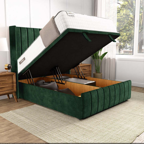 Cidra Wingback Ottoman Divan Bed