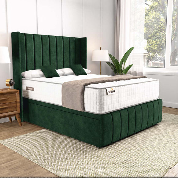 Cidra Wingback Ottoman Divan Bed