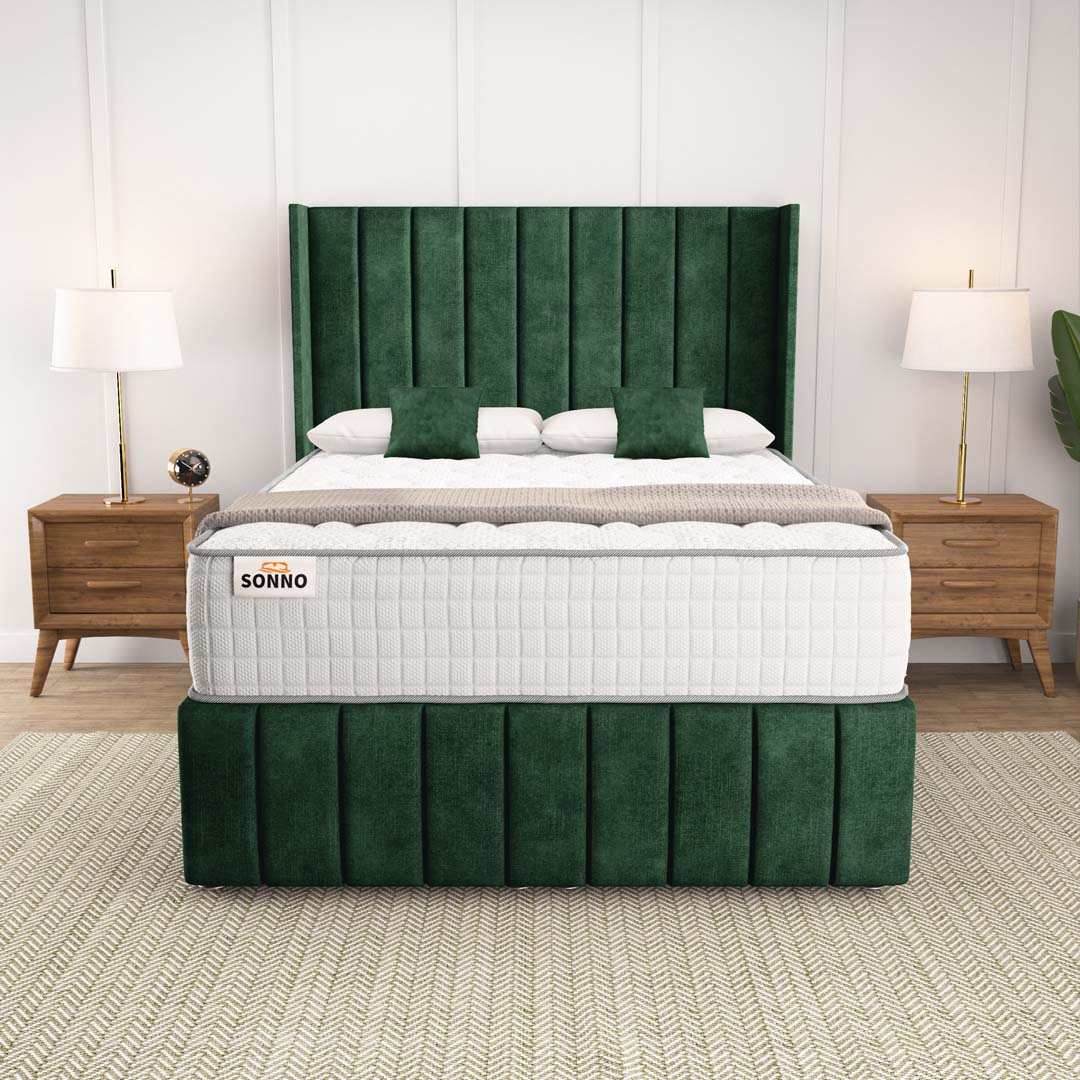 Cidra Wingback Ottoman Divan Bed