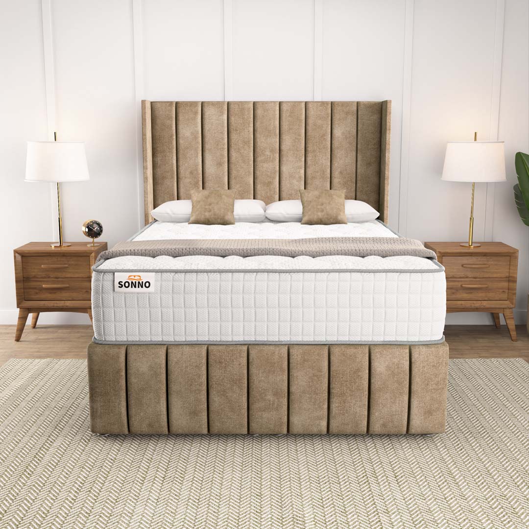 Cidra Wingback Ottoman Divan Bed