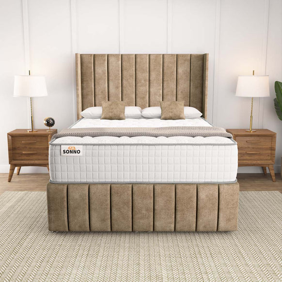 Cidra Wingback Ottoman Divan Bed