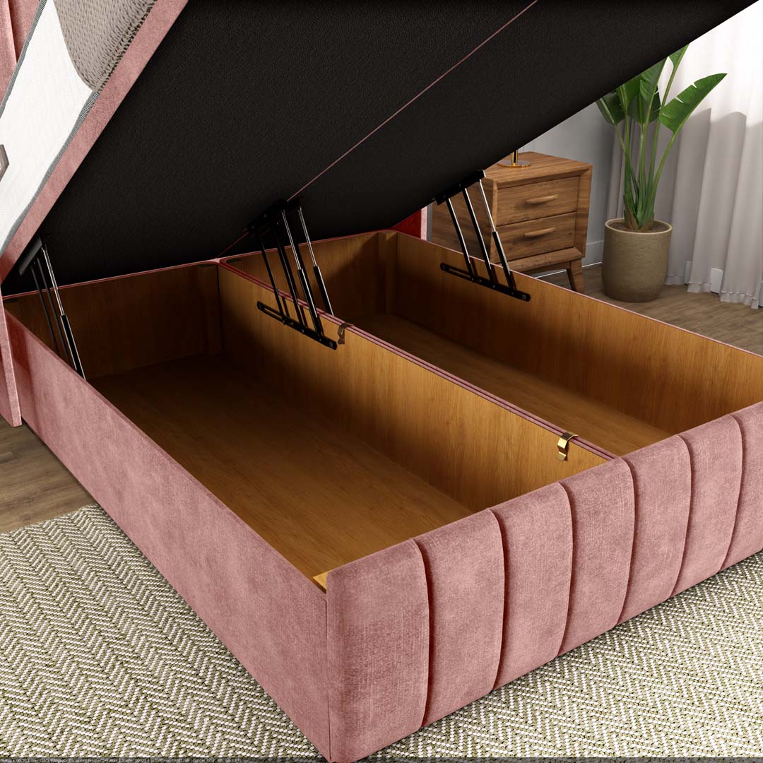 Cidra Wingback Ottoman Divan Bed
