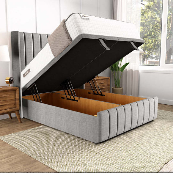 Cidra Wingback Ottoman Divan Bed
