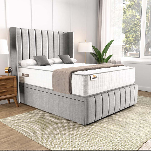 Cidra Wingback Ottoman Divan Bed