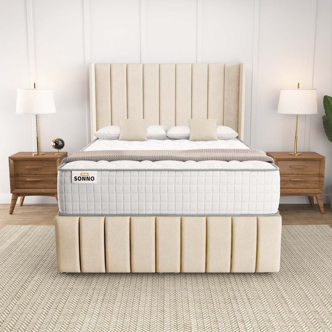 Cidra Wingback Ottoman Divan Bed