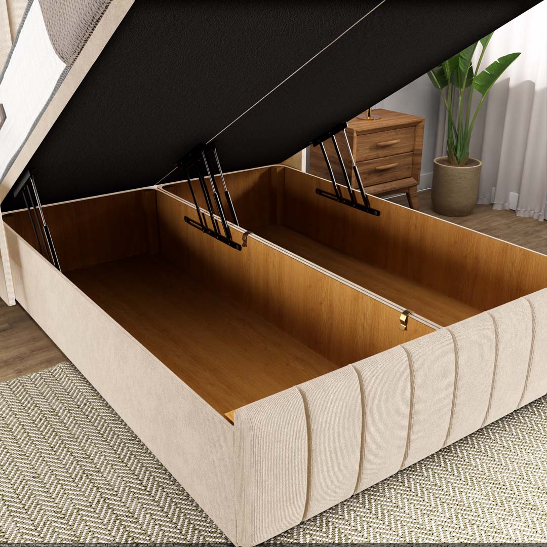 Cidra Wingback Ottoman Divan Bed