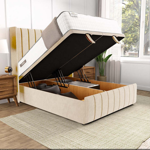 Cidra Wingback Ottoman Divan Bed