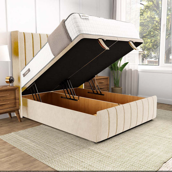 Cidra Wingback Ottoman Divan Bed