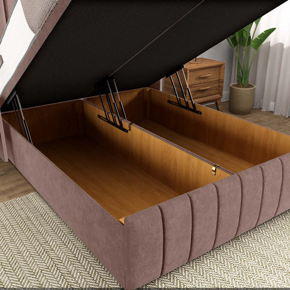 Cidra Wingback Ottoman Divan Bed