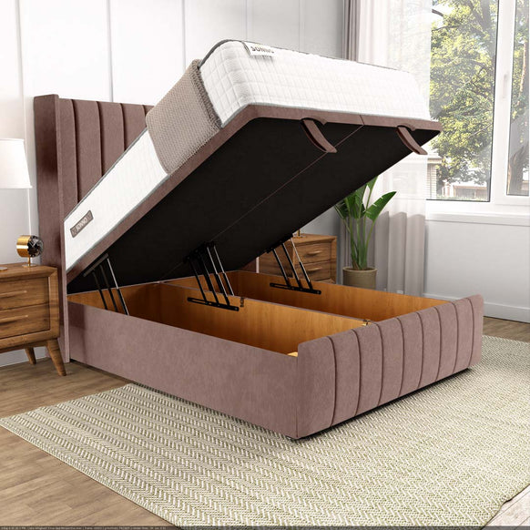 Cidra Wingback Ottoman Divan Bed