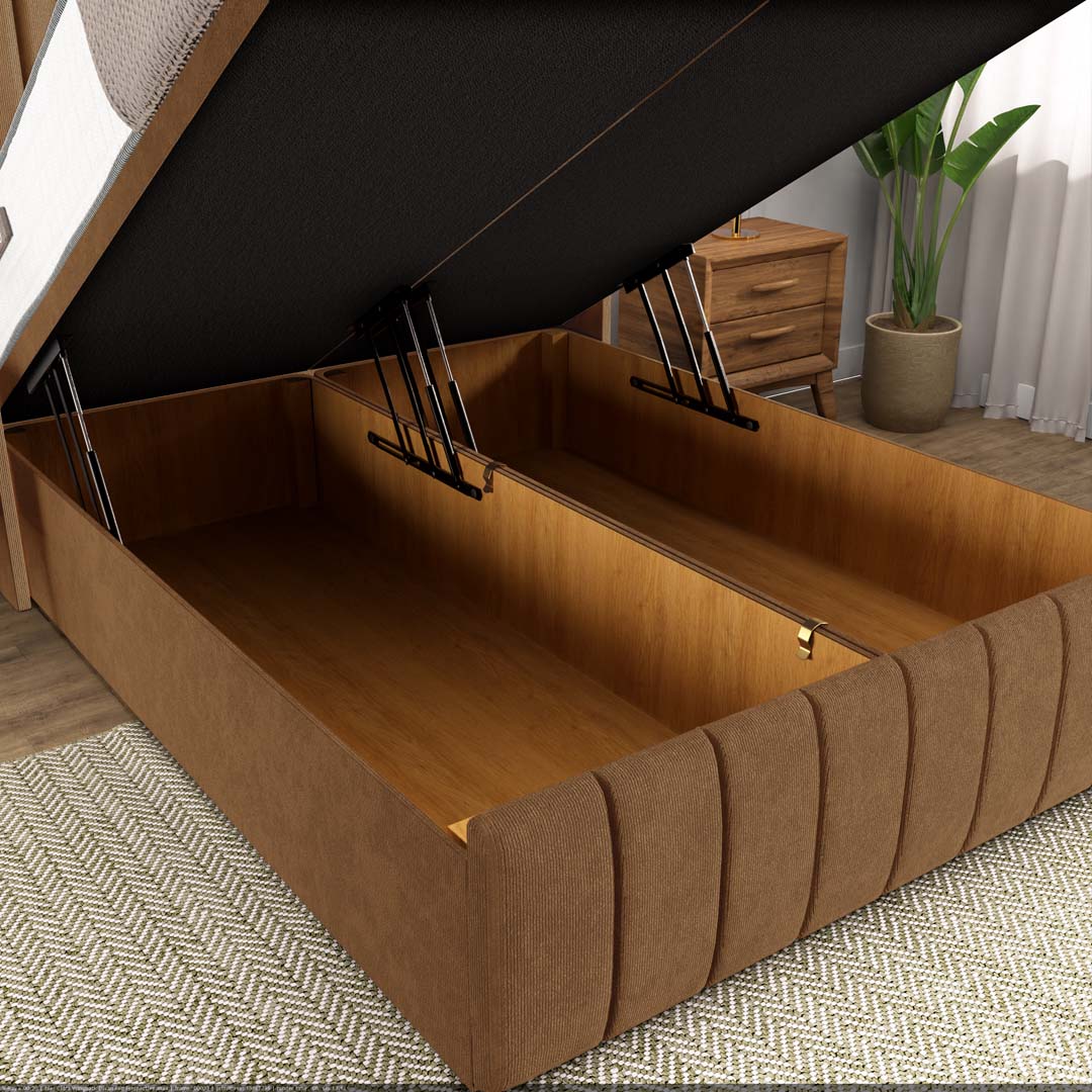 Cidra Wingback Ottoman Divan Bed