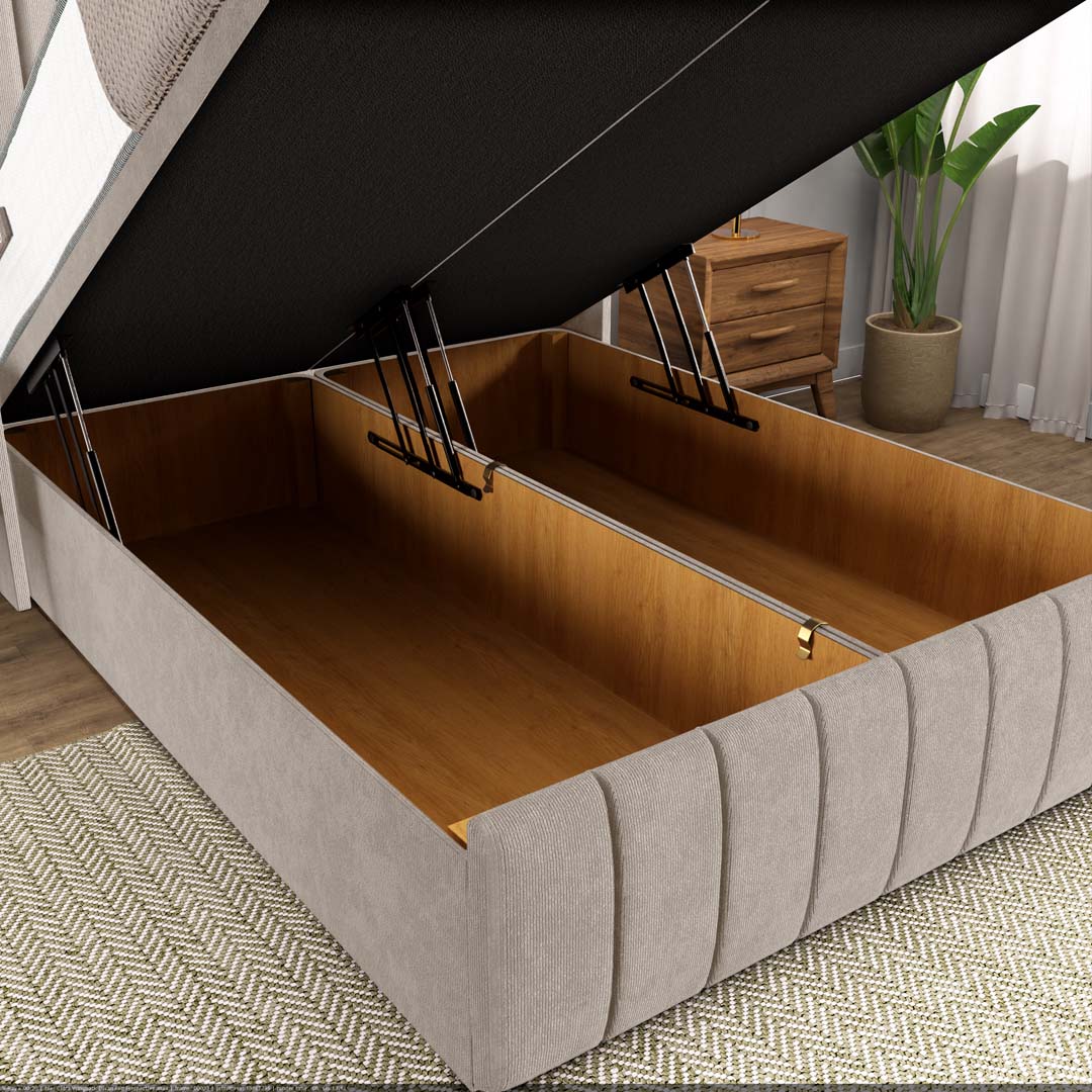 Cidra Wingback Ottoman Divan Bed