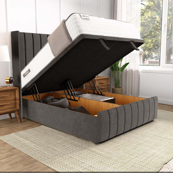 Cidra Wingback Ottoman Divan Bed