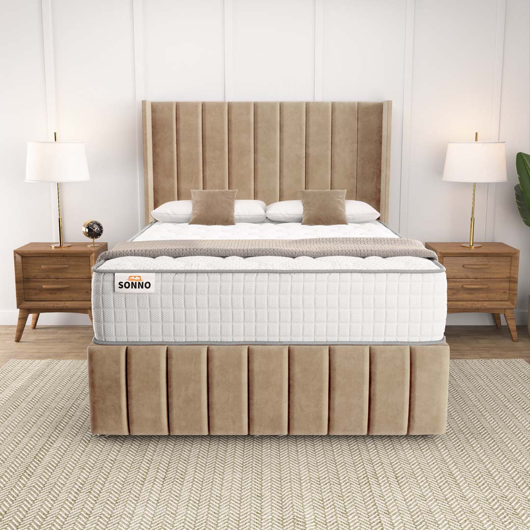 Cidra Wingback Ottoman Divan Bed